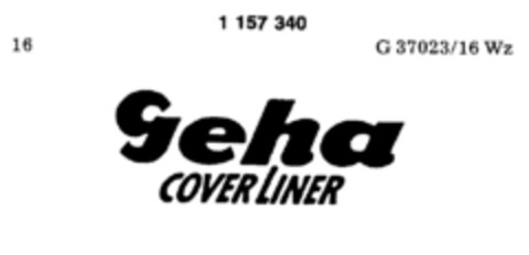 Geha COVERLINER Logo (DPMA, 07.07.1989)