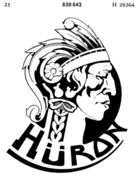 HÜRON Logo (DPMA, 14.01.1967)