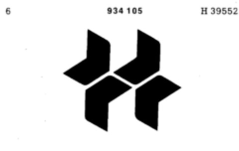 934105 Logo (DPMA, 21.06.1974)