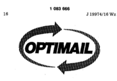 OPTIMAIL Logo (DPMA, 12.04.1985)