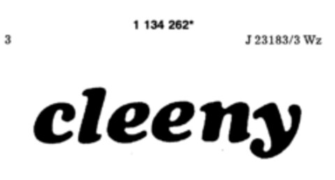 cleeny Logo (DPMA, 08/19/1988)