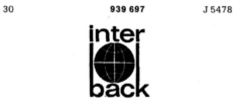 inter back Logo (DPMA, 03.12.1964)