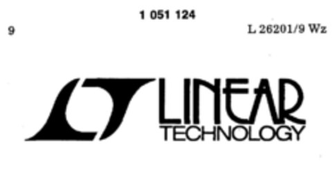 LT LINEAR TECHNOLOGY Logo (DPMA, 05.01.1983)