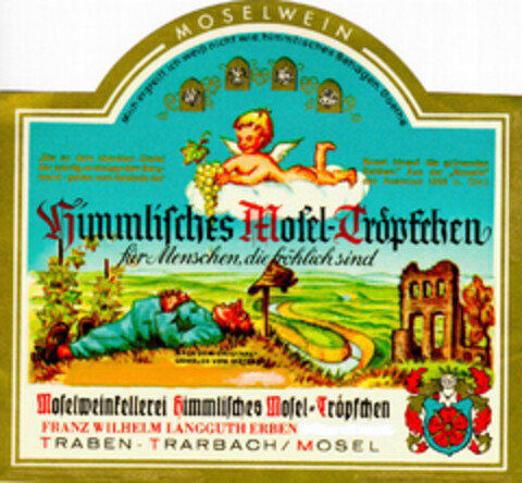 Himmlisches Mosel-Tröpfchen Logo (DPMA, 22.07.1971)