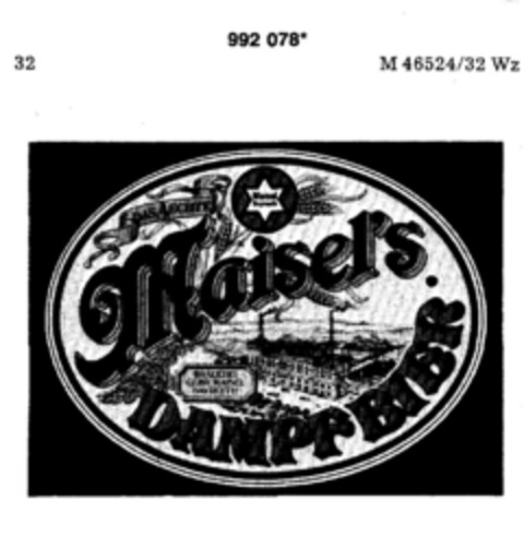 Maisel`s DAMPFBIER Logo (DPMA, 06.04.1979)