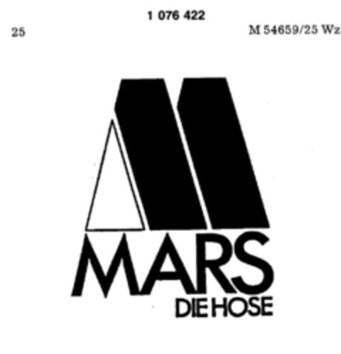 MARS DIE HOSE Logo (DPMA, 21.04.1984)