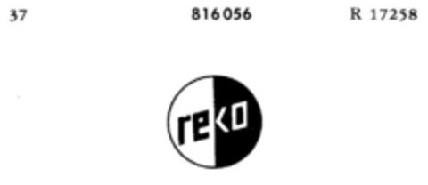 reko Logo (DPMA, 10.05.1963)