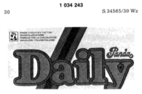 Panda Daily Logo (DPMA, 15.02.1980)