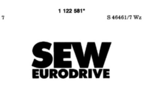 SEW EURODRIVE Logo (DPMA, 04/02/1988)