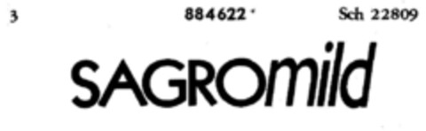 SAGROmild Logo (DPMA, 06.05.1971)