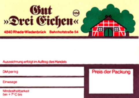 Gut >Drei Eichen< Logo (DPMA, 02.10.1979)