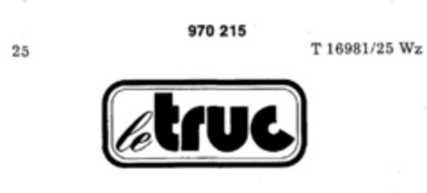 le truc Logo (DPMA, 03.11.1975)