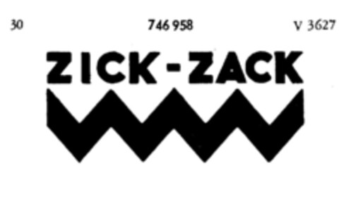 ZICK-ZACK Logo (DPMA, 24.03.1956)