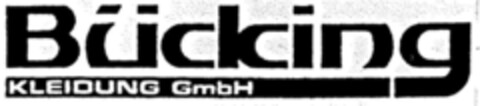 Bücking KLEIDUNG GmbH Logo (DPMA, 01/12/2000)