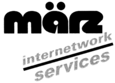 märz internetwork services Logo (DPMA, 03/20/2000)