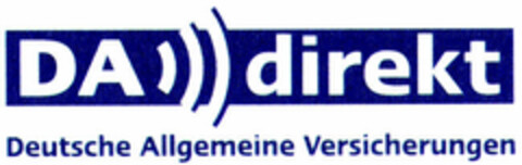 DA direkt Deutsche Allgemeine Versicherungen Logo (DPMA, 05/08/2000)