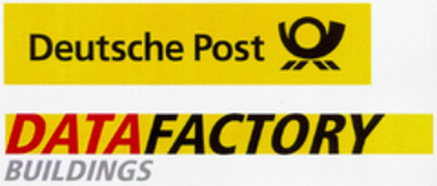 Deutsche Post DATAFACTORY BUILDINGS Logo (DPMA, 17.08.2000)