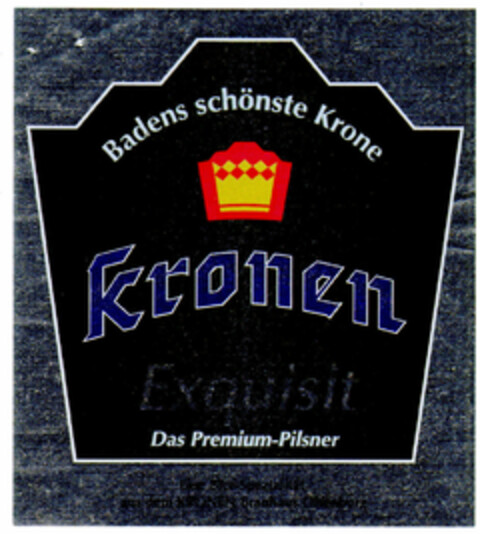 Kronen Exquisit Das Premium-Pilsner Logo (DPMA, 25.10.2000)