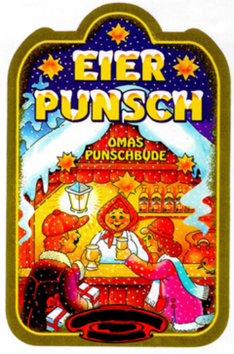 EIERPUNSCH OMAS PUNSCHBUDE Logo (DPMA, 08/10/2001)