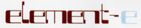 element-e Logo (DPMA, 10/05/2001)