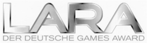 LARA Der Deutsche Games Award Logo (DPMA, 02/07/2008)