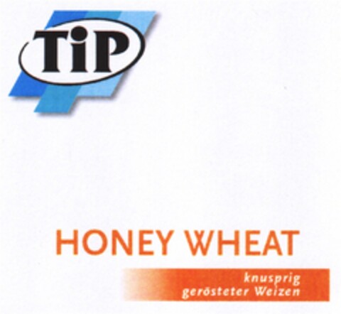 TiP HONEY WHEAT knusprig gerösteter Weizen Logo (DPMA, 22.01.2009)