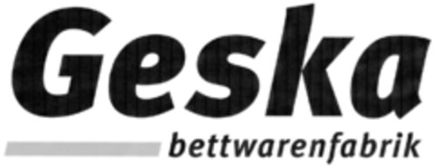 Geska bettwarenfabrik Logo (DPMA, 03/23/2009)