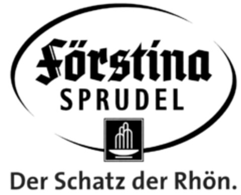 Förstina SPRUDEL Der Schatz der Rhön. Logo (DPMA, 27.07.2010)