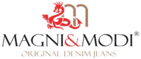 m MAGNI&MODI ORIGINAL DENIM JEANS Logo (DPMA, 10.03.2011)