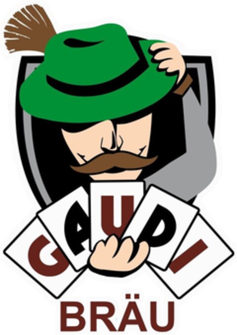 GAUDI BRÄU Logo (DPMA, 14.03.2014)