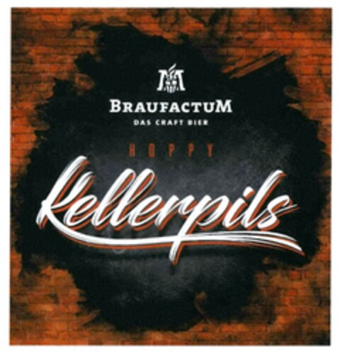 BRAUFACTUM DAS CRAFT BIER HOPPY Kellerpils Logo (DPMA, 27.04.2018)