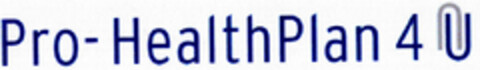 Pro-HealthPlan 4 U Logo (DPMA, 16.05.2002)