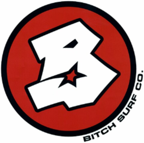 BITCH SURF CO. Logo (DPMA, 07/02/2003)