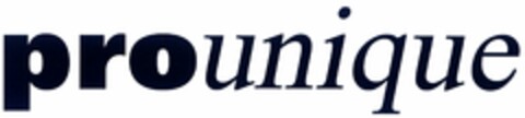 prounique Logo (DPMA, 19.05.2005)