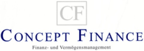 CF CONCEPT FINANCE Finanz- und Vermögensmanagement Logo (DPMA, 05/30/2006)