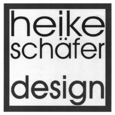 heike schäfer design Logo (DPMA, 09/08/2006)