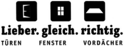 Lieber. gleich. richtig. Logo (DPMA, 08/06/2007)