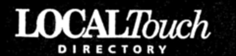 LOCAL Touch DIRECTORY Logo (DPMA, 06.03.1995)