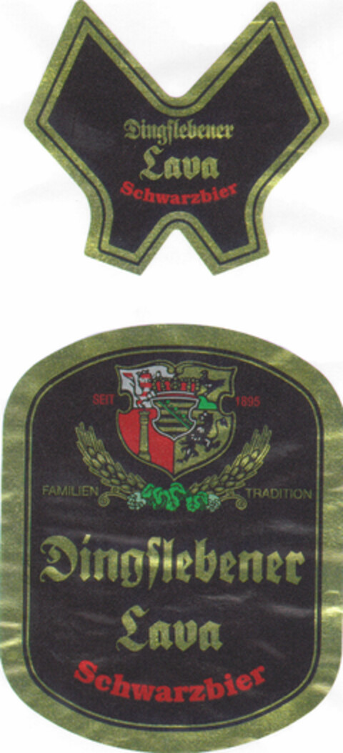 Dingslebener Lava Schwarzbier Logo (DPMA, 08/31/1995)