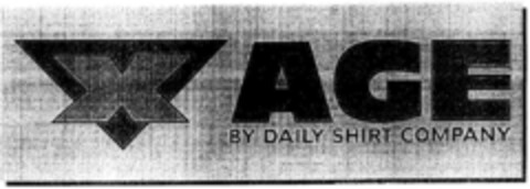 AGE BY DAILY SHIRT COMPANY Logo (DPMA, 14.03.1996)