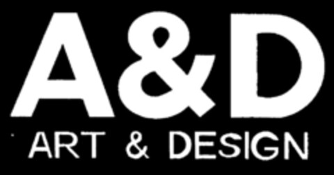 A&D ART & DESIGN Logo (DPMA, 14.12.1996)