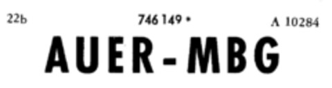 AUER-MBG Logo (DPMA, 23.11.1960)