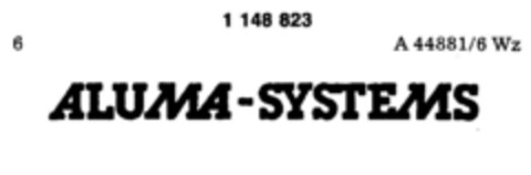 ALUMA-SYSTEMS Logo (DPMA, 08.07.1988)