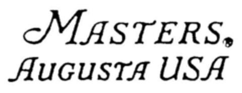 MASTERS AUGUSTA USA Logo (DPMA, 06.06.1991)