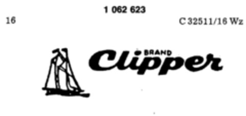 Clipper BRAND Logo (DPMA, 10/11/1983)