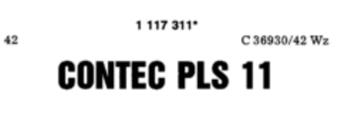 CONTEC PLS 11 Logo (DPMA, 13.10.1987)