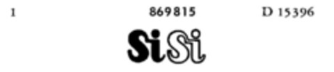 Si Si Logo (DPMA, 21.03.1963)