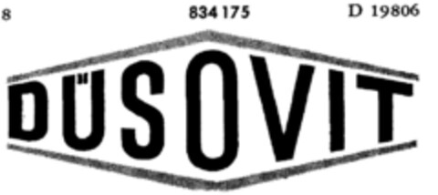 DÜSOVIT Logo (DPMA, 31.05.1966)