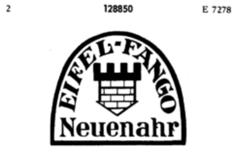 EIFEL-FANGO Neuenahr Logo (DPMA, 11/27/1909)