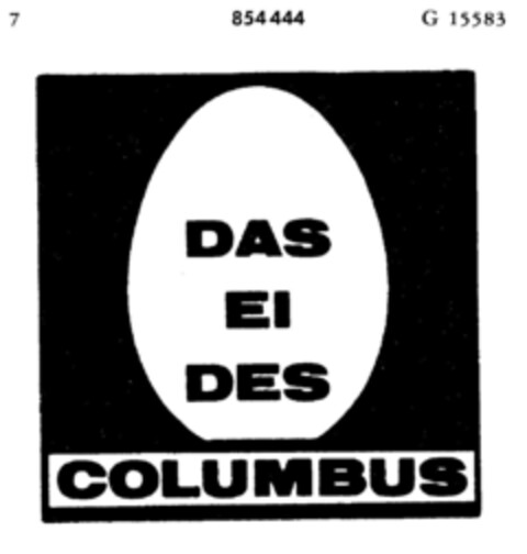 DAS EI DES COLUMBUS Logo (DPMA, 05.05.1966)